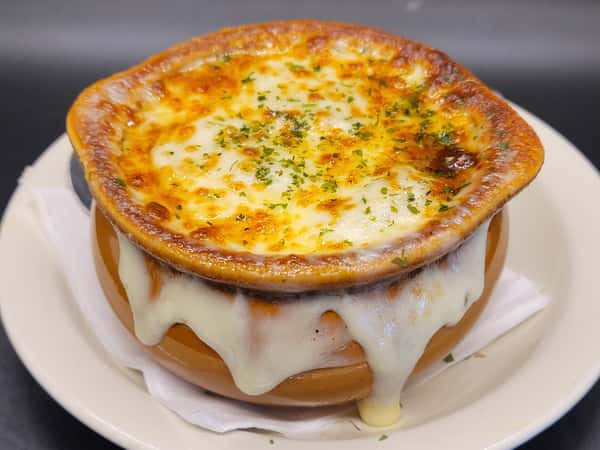 Baked French Onion Soup Crock