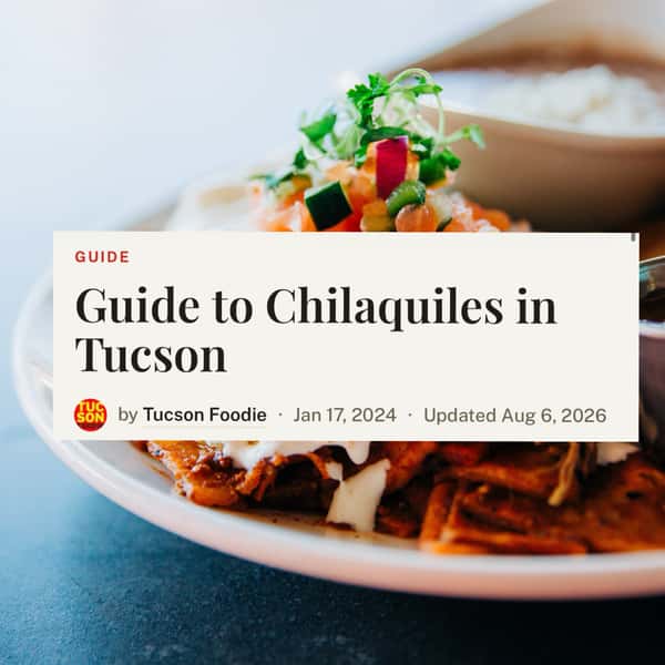 🌶️ We are excited about this guide! 👏🏽 Tucson Foodies “Guide to Chilaquiles in Tucson” ❤️🔥🥘
“Seis Kitchen is one of our favorite spots for just about all things Mexican Food. Make a point to try their breakfast chilaquiles plate with all the smashed beans, crispy potatoes, fried eggs, and saucy fixings your heart desires. Meat eaters can even add Birria if they’re feeling extra hungry.”
Join us for our Birria Chilaquiles (BirriaQuiles?!) or Classic #Chilaquiles (V)
All made from scratch. Gracias 🙏 @tucsonfoodie See you @seiskitchen @mercadodistricttucson EVERYDAY beginning at 8AM #Breakfast #Brunch #birria #AmericasBestMexicanCuisine @visittucson