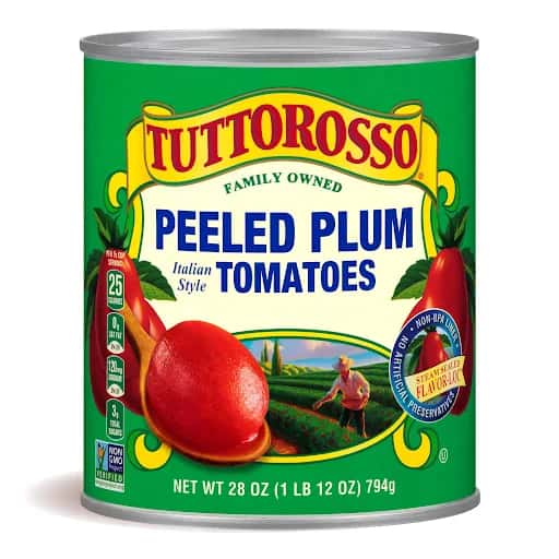 Tuttorosso Tomatoes, Italian Style, Peeled Plum - 28 Oz
