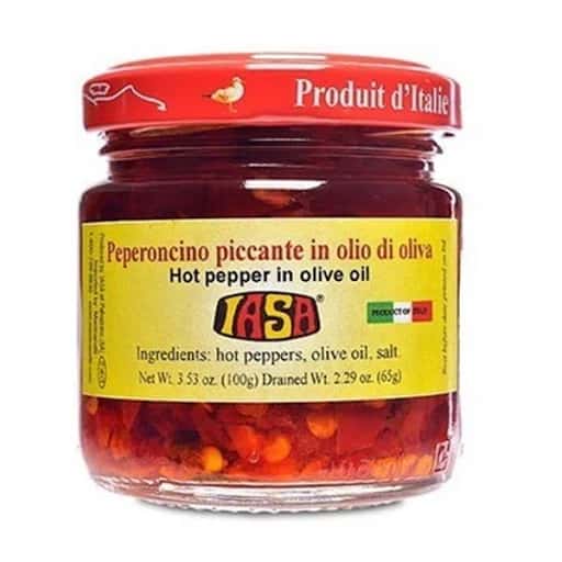 IASA Peperoncino Piccante Hot Red Peppers in Olive Oil