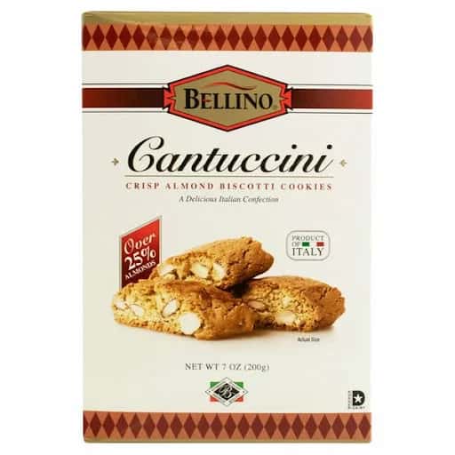 Bellino Crisp Almond Biscotti Cookies Cantuccini 7.00 Oz