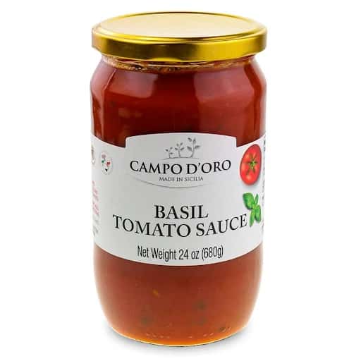 Campo Doro: Sauce Tomato Basil  24 Oz