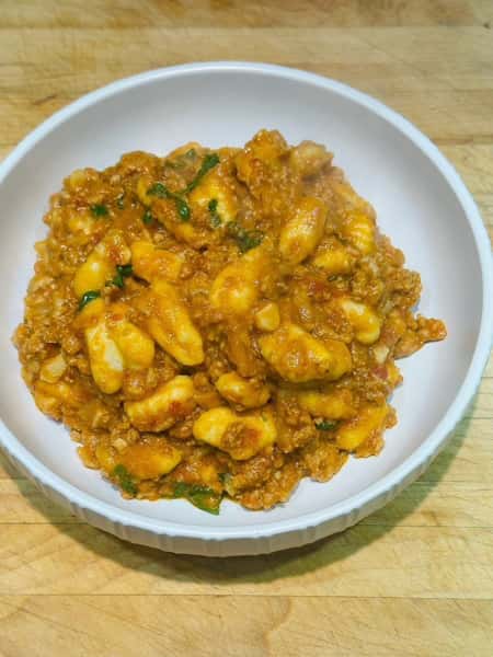 Gnocchi Bolognese