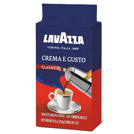 Lavazza Coffee, Ground, Roasted, Classico - 8.8 Oz