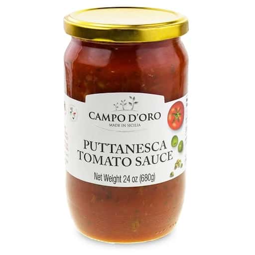 Campo D'oro Puttanesca Tomato Sauce 24 Oz