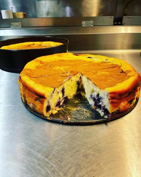 Whole Blueberry Ricotta Pie