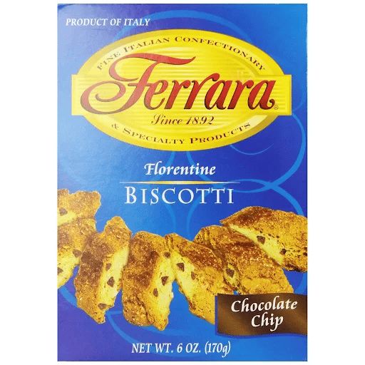 Ferrara Biscotti, Florentine, Chocolate Chip - 6oz