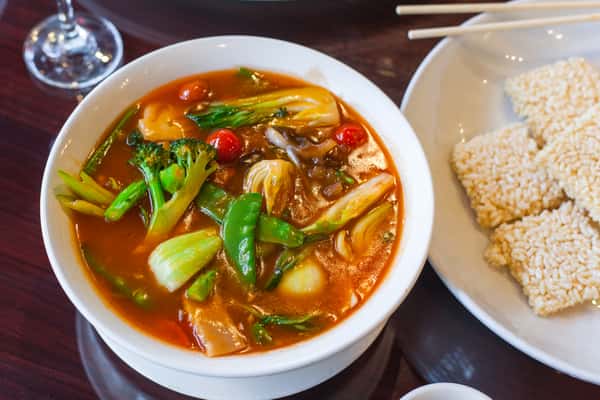 Szechuan veggie soup