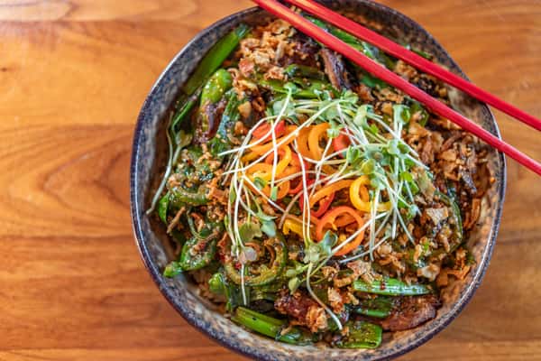 Miso Mongolian Steak Fried Rice