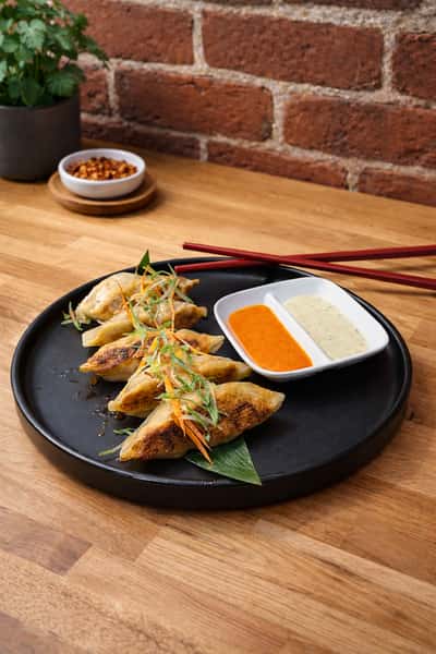 Buffalo Chicken Dumplings