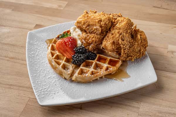chicken and waffles