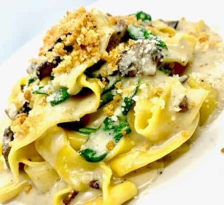 Mushroom Papardelle Pasta