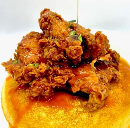 Honey Hot Fried Chicken & Johnny Cake