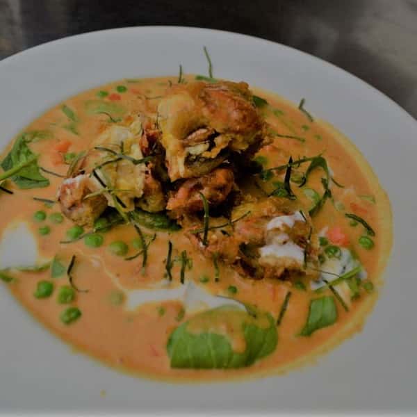 Saucy fried Thai meal