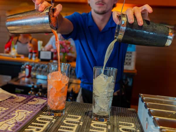 Come find your favorite and raise a glass at Nick’s. 🍸
Thoughtful pours. Made to order.
Our handcrafted cocktails are mixed fresh and balanced with care, bringing something fresh to every glass.