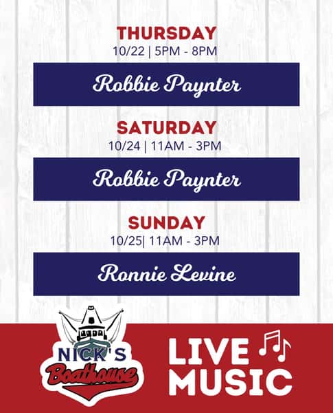 The weekend begins with music on the bay. 🎶🌅

Join us Thursday evening as Robbie Paynter takes the dock from 5–8 PM.

Thursday through Sunday, enjoy live music alongside fresh coastal dishes, handcrafted cocktails and beautiful views of Pensacola Bay.

#pensacolaeats #pensacolalife #downtownpensacola