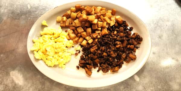 2 Egg Breakfast with Chorizo Hash