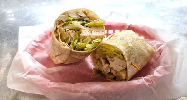 Crunchy Chicken Caesar Wrap