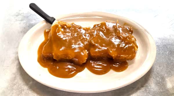 Open-faced Hot Turkey Sandwich with Gravy