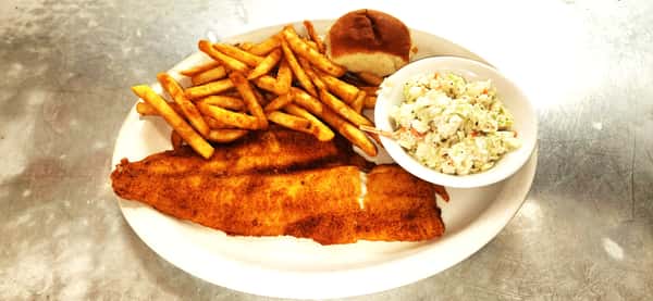 Fried Flounder Plate