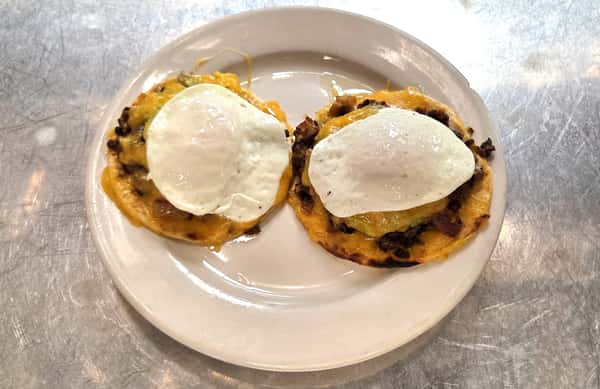 Chorizo Breakfast Tostada