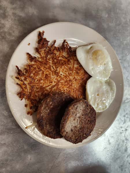 2 Egg Breakfast with Patty Sausage