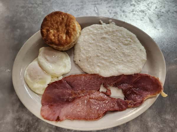 2 Egg Breakfast with Country Ham
