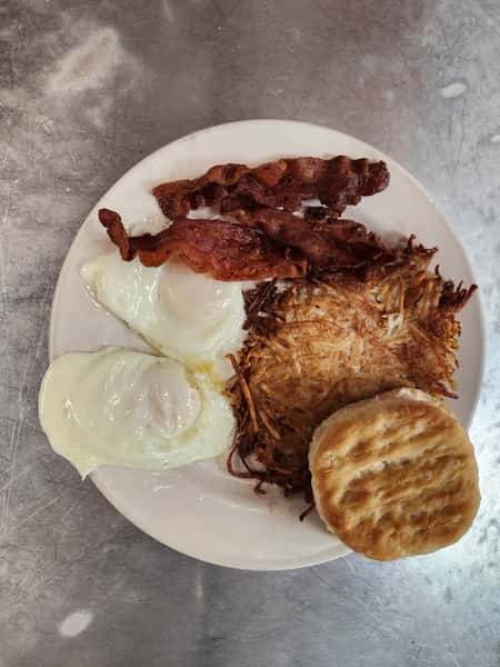 2 Egg Breakfast with Bacon