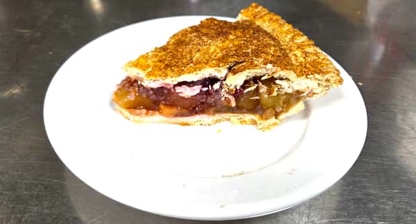 Piece of AppleCranberry Pie