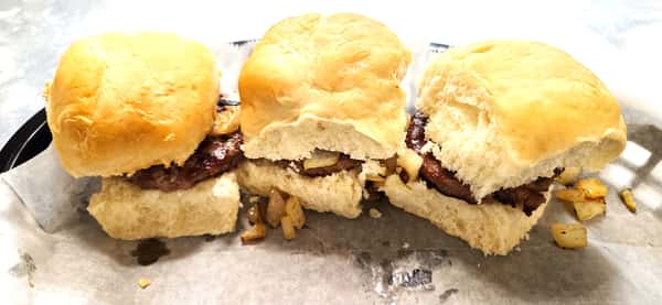 3 Burger Sliders