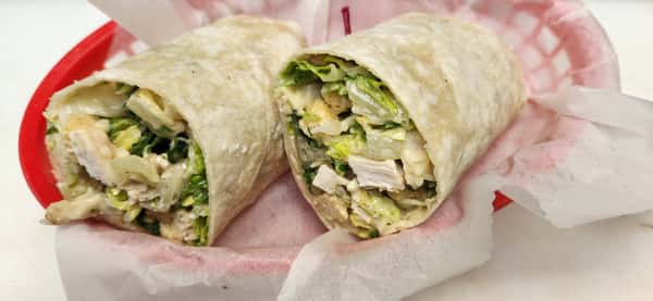 Crunchy Chicken Caesar Wrap