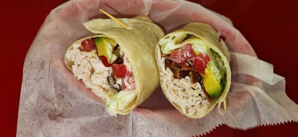 Turkey Avocado BLT Wrap