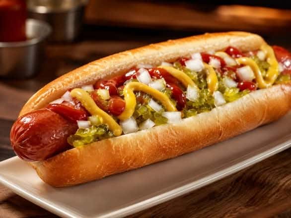All Beef Hot Dog