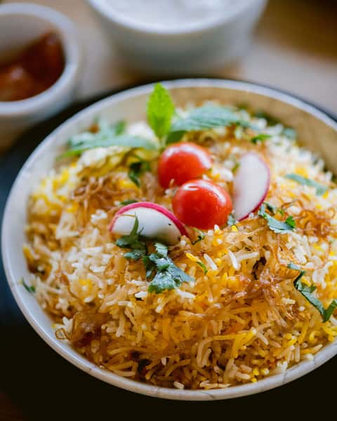 Saffron Chicken Biryani