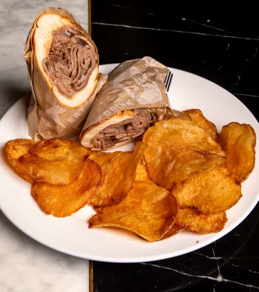 LYONS' PRIME RIB CHEESESTEAK