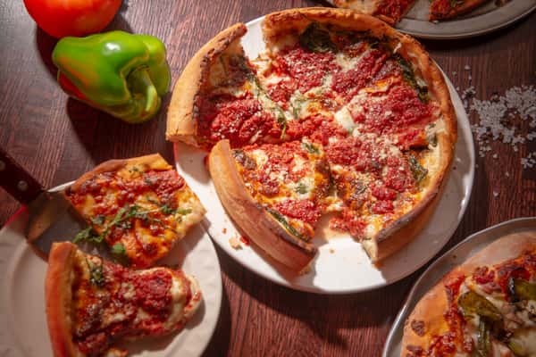 thick crust pizza