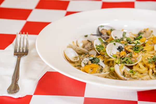 Clams with Linguini