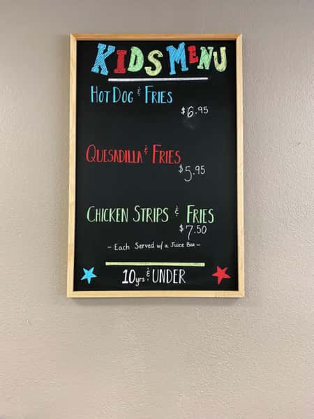 Kids Menu