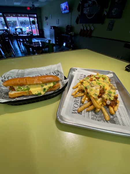 Friday- Chili Cheese Dog with fries or Chili Cheese Fries
