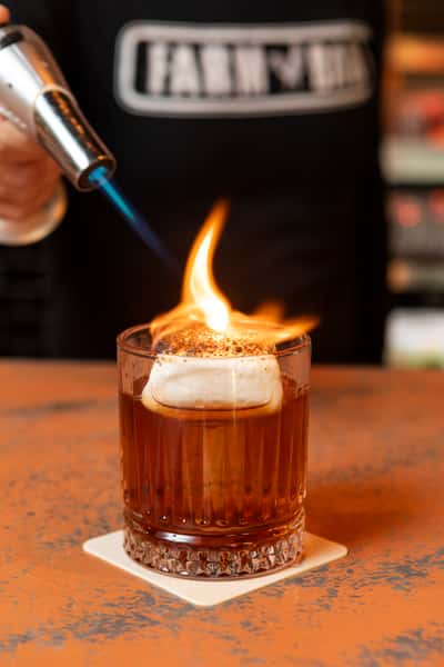 Smores Fashioned at Farmbar