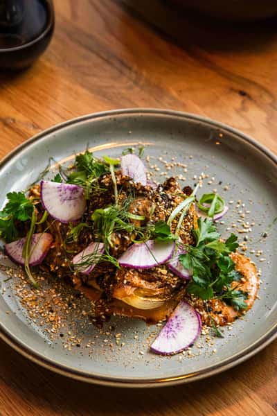 roasted savory cabbage dish
