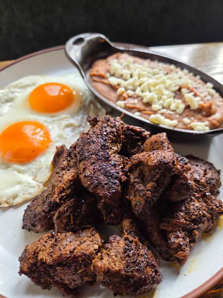 Steak Tips & Eggs