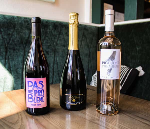 wine bottles