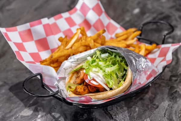 Chicken Kebab Sandwich Combo
