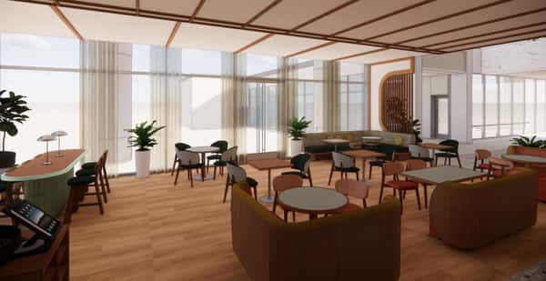 Interior renderings
