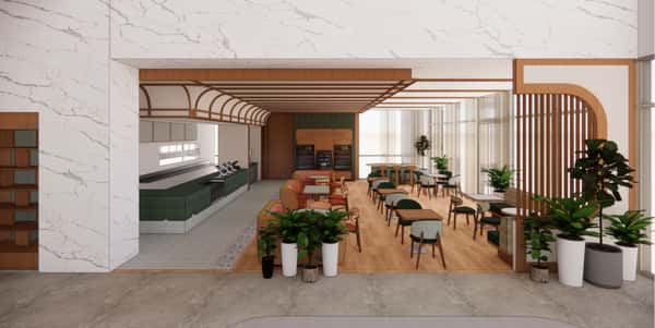 Interior renderings