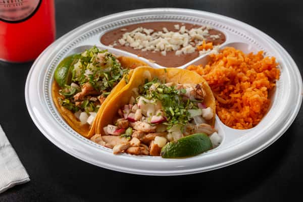 Chicken Taco Plate