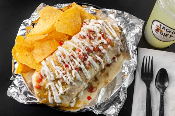 Chile Relleno Loaded Burrito