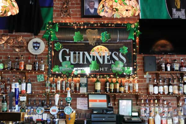 Katie O'Byrnes bar area