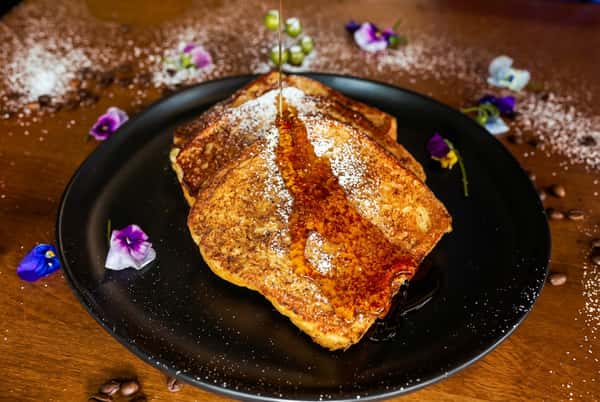 French toast with syrup